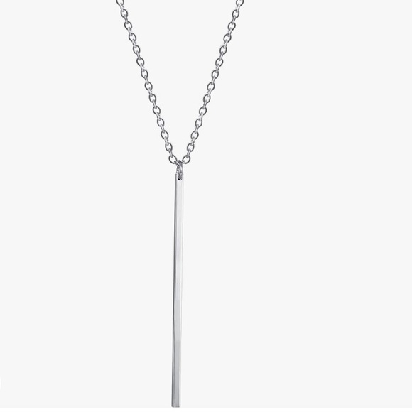 ✨NWT ✨Minimal Statement Silver Necklace✨ Handmade ✨Artisan✨ G… - Picture 4 of 6